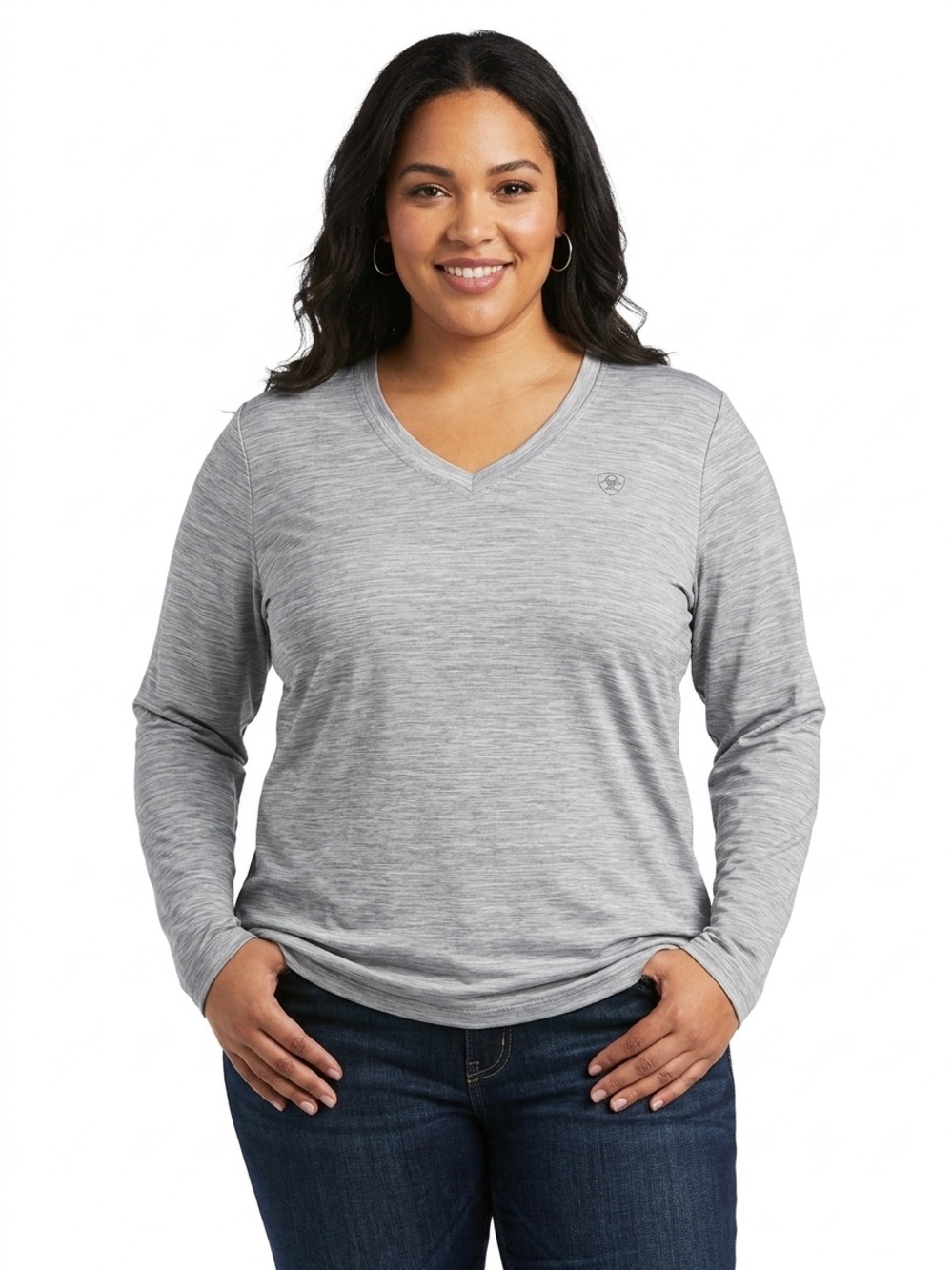 Ariat Women's Long Sleeve V-Neck Quick Dry